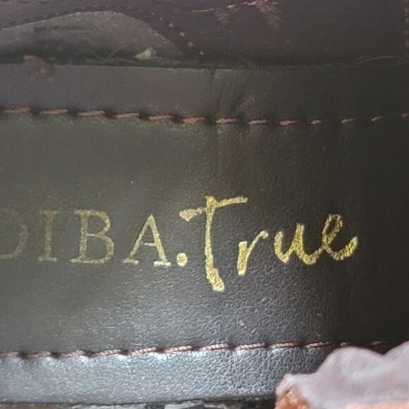 DIBA.True Brown Cut Out Leather Ankle Booties Women's Size 6 - Picture 4 of 14